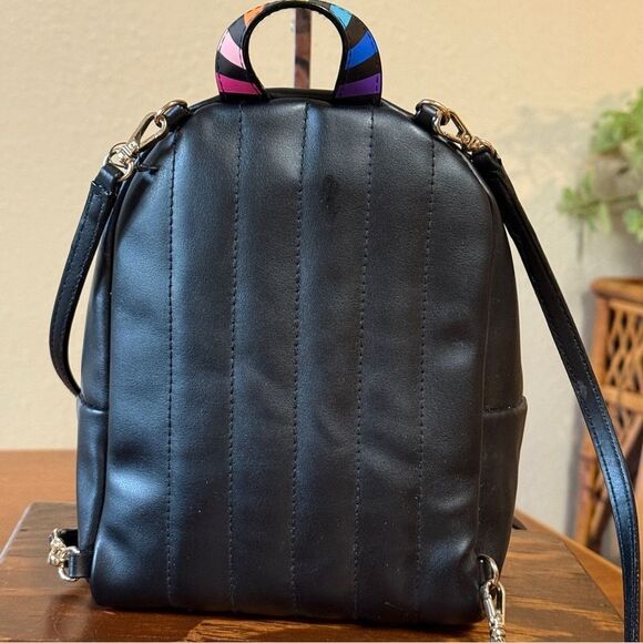 Victoria\'s Secret Small Black Backpack with Colorful Logo main image 9